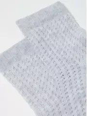 Носки детские miss (ажурные) 903 светло-серый, , 14, CONTE-KIDS, - 3