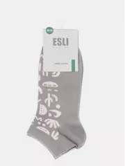 Носки женские esli active (короткие) 534 серый, , 36-37 (23), ESLI, - 5