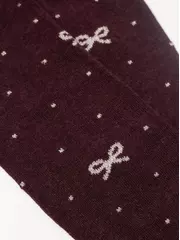 Хлопковые детские колготки tip-top с люрексом 545 бордо, , 116-122 (18), CONTE-KIDS, - 4