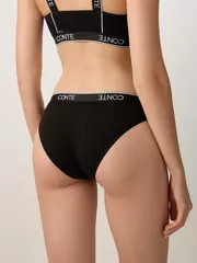 Трусы женские «бикини» из премиального бамбука black&white lb 2247 black, , 102/L, CONTE ELEGANT, - 2