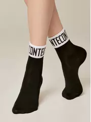 Носки женские (удлиненные) active 273 графит, , 36-37 (23), CONTE ELEGANT, - 2