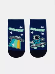 Носки детские "веселые ножки" 935 синий, , 14, CONTE-KIDS, - 1