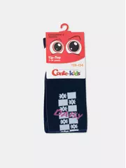 Колготки детские tip-top 635 темно-синий, , 128-134 (20), CONTE-KIDS, - 3