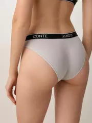 Трусы женские «бикини» из премиального бамбука black&white lb 2247 grey, , 94/S, CONTE ELEGANT, - 2