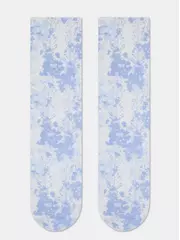 Удлиненные женские носки с хлопком 557 сиреневый, , 36-39 (23-25), CONTE ELEGANT, - 6