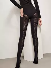 Колготки женские с надписями sketch fantasy nero, , 2, CONTE ELEGANT, - 2
