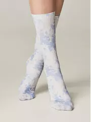 Удлиненные женские носки с хлопком 557 сиреневый, , 36-39 (23-25), CONTE ELEGANT, - 3