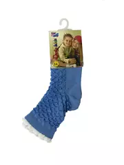 Носки детские conte-kids tip-top (вискоза, с резинкой "пикот") 079 голубой, , 14, CONTE-KIDS, - 1