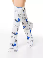 Носки женские хлопковые (3 пары) 754 ассорти, , 36-39 (23-25), CONTE ELEGANT, - 4