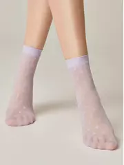 Носки женские в мелкие ромбы fantasy 21с-144сп violet, , 36-39 (23-25), CONTE ELEGANT, - 2