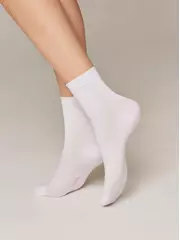 Носки женские вискозные classic (tencel) 000 белый, , 36-37 (23), CONTE ELEGANT, - 3