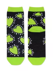 Носки женские хлопковые esli classic 532 черный-салатовый, , 36-37 (23), ESLI, - 3