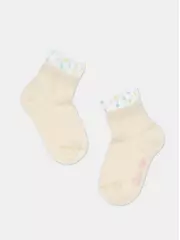 Короткие детские носки с воздушным пикотом tip-top 540 капучино, , 16, CONTE-KIDS, - 1