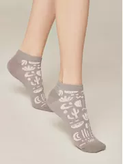Носки женские esli active (короткие) 534 серый, , 36-37 (23), ESLI, - 3