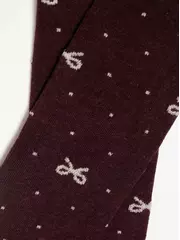 Хлопковые детские колготки tip-top с люрексом 545 бордо, , 116-122 (18), CONTE-KIDS, - 5