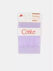 Носки женские в мелкие ромбы fantasy 21с-144сп violet, , 36-39 (23-25), CONTE ELEGANT, - 4