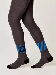 Колготки детские tip-top 631 темно-серый, , 116-122 (18), CONTE-KIDS, - 1