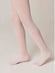 Колготки детские нарядные в мелкую точку с усиленным торсом-шортиками dotsy bianco, , 116-122, CONTE ELEGANT, - 2