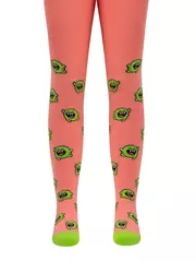 Колготки десткие (махровые внутри) sof-tiki с рисунками 644 коралловый, , 92-98 (14), CONTE-KIDS, - 5