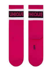 Удлиненные женские носки с полосками из прозрачной сетки active 156 фуксия, , 38-39 (25), CONTE ELEGANT, - 4