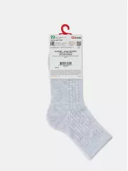 Носки детские miss (ажурные) 903 светло-серый, , 14, CONTE-KIDS, - 5