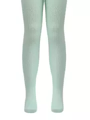 Ажурные детские колготки miss 616 бледно-бирюзовый, , 104-110 (16), CONTE-KIDS, - 4
