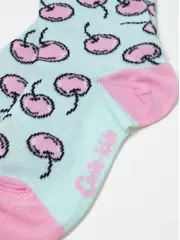 Хлопковые детские носки tip-top с рисунками 585 бледно-бирюзовый, , 14, CONTE-KIDS, - 2