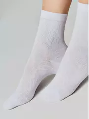 Носки женские хлопковые classic 530 белый, , 38-39 (25), CONTE ELEGANT, - 4