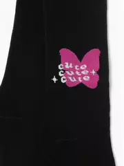 Теплые махровые детские колготки sof-tiki (махровые внутри) 651 черный, , 128-134 (20), CONTE-KIDS, - 2