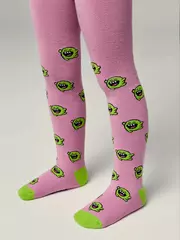 Теплые махровые детские колготки sof-tiki (махровые внутри) 644 мальва, , 104-110 (16), CONTE-KIDS, - 3