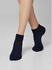 Носки женские esli classic (короткие) 000 темно-синий, , 38-39 (25), ESLI, - 1