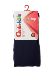 Подростковые колготки для девочек tip-top (однотонные) 000 темно-синий, , 152-158 (23), CONTE-KIDS, - 2