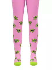 Теплые махровые детские колготки sof-tiki (махровые внутри) 644 мальва, , 104-110 (16), CONTE-KIDS, - 4