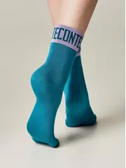 Носки женские вискозные (удлиненные) active 273 темно-бирюзовый, , 36-37 (23), CONTE ELEGANT, - 2