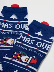 Новогодние детские носки new year 950 синий, , 13-14, CONTE-KIDS, - 5