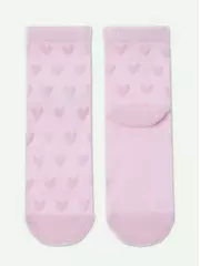 Махровые женские носки из хлопка с объемными рисунками conte comfort 549 светло-розовый, , 36-37 (23), CONTE ELEGANT, - 4