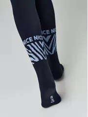 Колготки детские sof-tiki (махровые внутри) с рисунками 664 темно-синий, , 140-146 (22), CONTE-KIDS, - 2