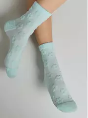 Махровые женские носки из хлопка conte comfort 548 бледно-бирюзовый, , 36-37 (23), CONTE ELEGANT, - 1