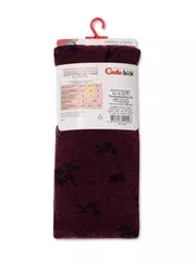 Детские колготки conte-kids tip-top 549 темно-бордовый, , 140-146 (22), CONTE-KIDS, - 3