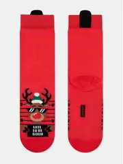 Носки мужские новогодние diwari new year 551 красный, , 42-45 (27-29), DIWARI, - 1