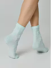 Махровые женские носки из хлопка conte comfort 548 бледно-бирюзовый, , 36-37 (23), CONTE ELEGANT, - 4