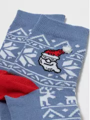 Носки детские новогодние new year 948 светлый джинс, , 20-22, CONTE-KIDS, - 2