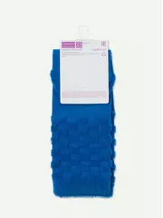 Махровые женские носки из хлопка с объемными рисунками conte comfort 550 синий, , 38-39 (25), CONTE ELEGANT, - 5