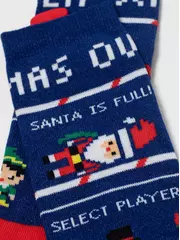 Новогодние женские носки conte new year 950 синий, , 36-39 (23-25), CONTE ELEGANT, - 2