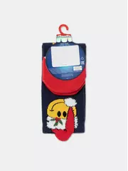 Новогодние детские носки для малышей new year 952 темно-синий, , 11-12, CONTE-KIDS, - 4