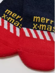 Новогодние детские носки new year (махровые) 952 темно-синий, , 13-14, CONTE-KIDS, - 2