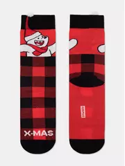 Новогодние мужские носки diwari new year 949 красный, , 42-45 (27-29), DIWARI, - 1