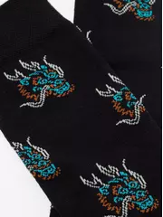 Хлопковые мужские носки diwari happy с рисунками 192 черный, , 42-43 (27), DIWARI, - 2