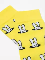 Мужские носки с рисунками diwari happy 189 желтый, , 40-41 (25), DIWARI, - 4