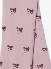 Теплые махровые детские колготки sof-tiki (махровые внутри) 652 пепельно-розовый, , 128-134 (20), CONTE-KIDS, - 2